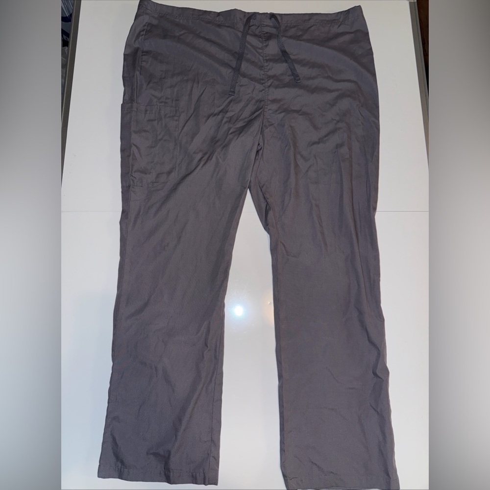 Red Panda Men’s Scrub Pants Gray Blue Size XL See Pics For Measurements